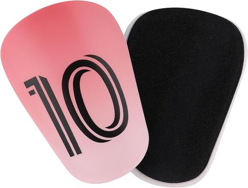 2Pcs Mini Soccer Shin Guards 3.2x2.2 inch Extra Small Football Shin Pads,Protective Equipment Shin Pads Lightweight and Comfortable for Boys Girls Men and Women(NO.10 Number) in Kuwait