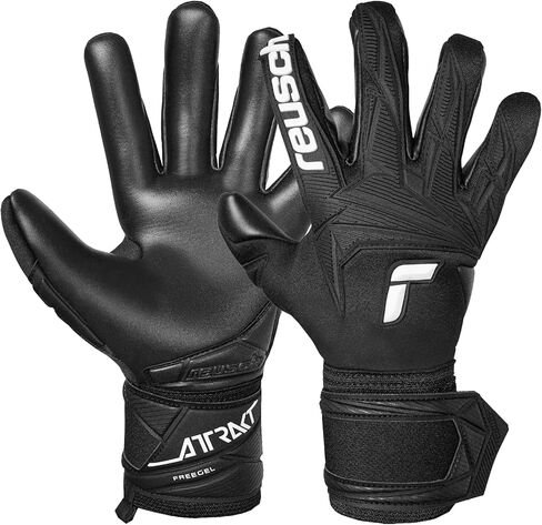 Reusch Attrakt Freegel Infinity Soccer Goalie Gloves for Adults | Goalkeeper Gloves with Grip Infinity Latex Palm | Evolution Negative Cut & DuraGuard Reinforcement in Saudi Arabia