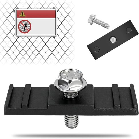 (36-Pack) Chain Link Fence Sign Bracket/Chain Link Fence Sign Mounting Brackets/Chain Link Fence Clips/Weather-Resistant Fence Sign Mounts for Outdoor Yard & Business Display in Saudi Arabia