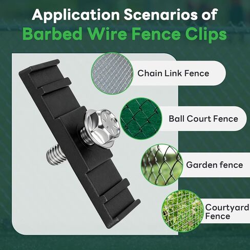 (36-Pack) Chain Link Fence Sign Bracket/Chain Link Fence Sign Mounting Brackets/Chain Link Fence Clips/Weather-Resistant Fence Sign Mounts for Outdoor Yard & Business Display in Saudi Arabia