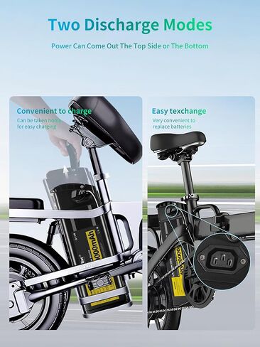 بطارية دراجة إلكترونية قابلة للطي بقدرة 48 فولت و20 أمبير في الساعة، حزمة واحدة من بطارية بديلة للدراجة الكهربائية بقدرة 48 فولت، شاحن سريع 2 أمبير، 30 أمبير BMS، قفل أمان (مخزون أمريكي) in Kuwait