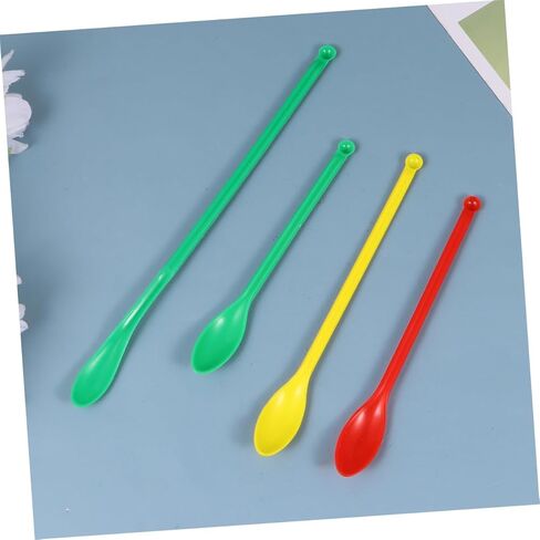 8 قطع من ملاعق أخذ العينات المحمولة من Holibanna للاستخدام في المختبر، مقبض طويل للزجاجات العميقة، لون عشوائي، خفيفة الوزن وعملية لاحتياجات التجربة in Kuwait