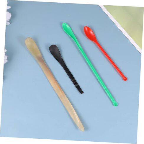 8 قطع من ملاعق أخذ العينات المحمولة من Holibanna للاستخدام في المختبر، مقبض طويل للزجاجات العميقة، لون عشوائي، خفيفة الوزن وعملية لاحتياجات التجربة in Kuwait