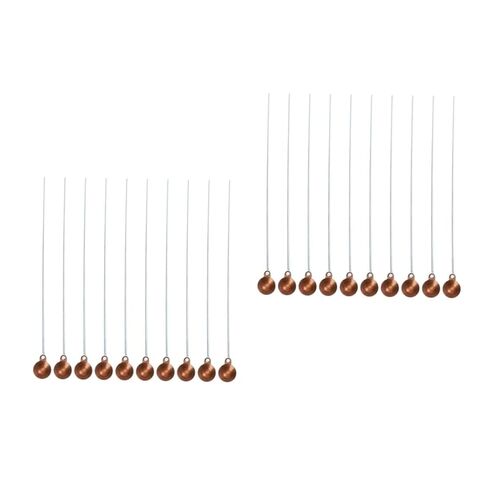 Healifty 2sets Burning Spoons Combustion Spoons for Science Classrooms Iron Material Safe Teaching 10pcs*2 in Saudi Arabia