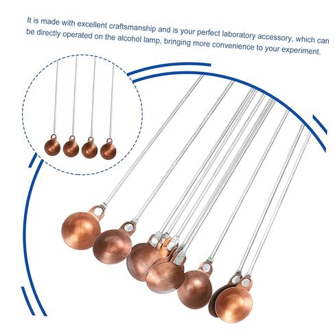 10pcs Combustion Spoons Burning Spoons for Chemical Experiments Laboratory Supplies in Saudi Arabia