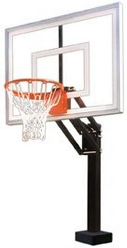 First Team HydroChamp II Stainless Steel-Acrylic Adjustable Poolside Basketball System44; Grey in Saudi Arabia