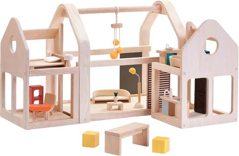 PlanToys Wooden Victorian Dollhouse Natural Collection (7124) in Saudi Arabia