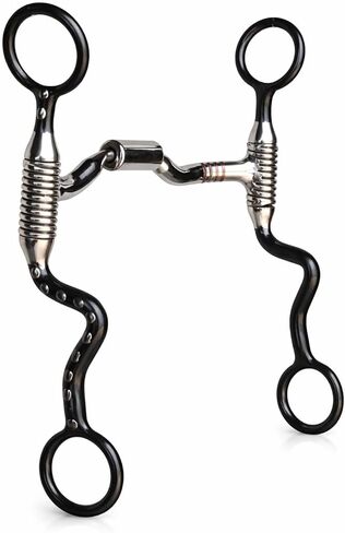 CHALLENGER Western Comfort Jointed Low-Port Swivel Mouth Long Shank Futurity Bit 35636 in Saudi Arabia