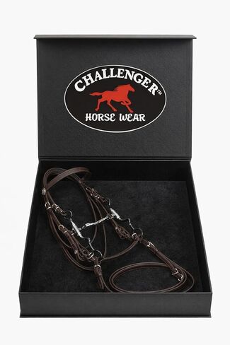 CHALLENGER Western Comfort Jointed Low-Port Swivel Mouth Long Shank Futurity Bit 35636 in Saudi Arabia