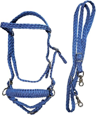 حصان لجام حصان بدون قطع، سحب جانبي، هاكامور، أزرق ملكي in Kuwait