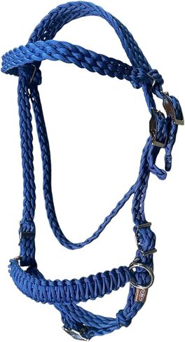 حصان لجام حصان بدون قطع، سحب جانبي، هاكامور، أزرق ملكي in Kuwait