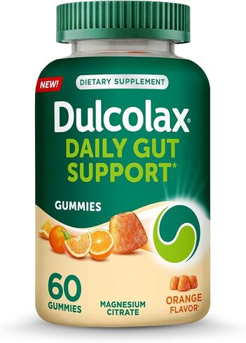 دولكولاكس علكات دعم الأمعاء اليومية، تركيبة المغنيسيوم، خالية من المنشطات، نكهة التوت، 60 قطعة in Kuwait