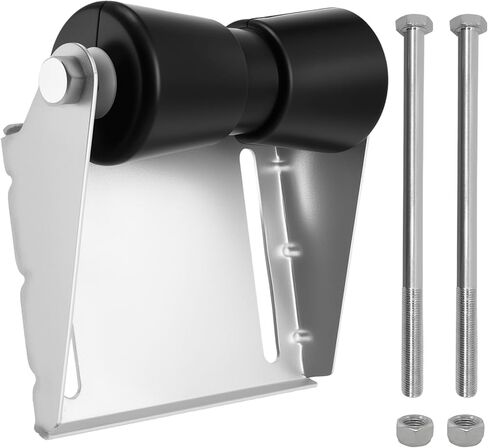 دعامة دوارة لمقطورة القارب مقاس 12 بوصة، فولاذ مجلفن سميك، بكرة مطاطية عالية المرونة للنقل السلس وحماية العارضة in Kuwait