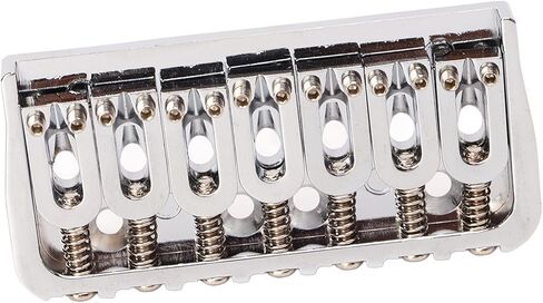 Guitar Bridge 7 String Metal Tailpiece for Bass Ukulele Electric Guitars with Easy Tuning and Sturdy Design in Saudi Arabia