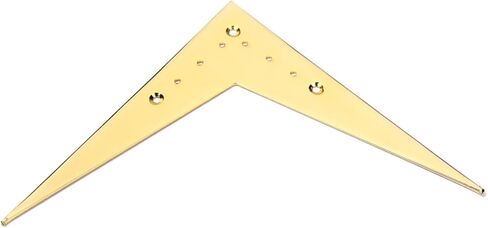 BESPORTBLE Vee Flying Tailpiece Guitar Bridge Metal V-shape Iron Plate Guitar Tailpiece Solid Sturdy Easy to Use in Saudi Arabia