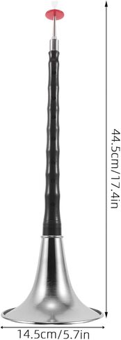 BESTYASH D Key Chinese Suona Instrument Resin Abs Silver-plated Bell, High-strength Corrosion-resistant Traditional Woodwind for Beginners, Portable Folk Wind Instrument for Cultural Events in Kuwait