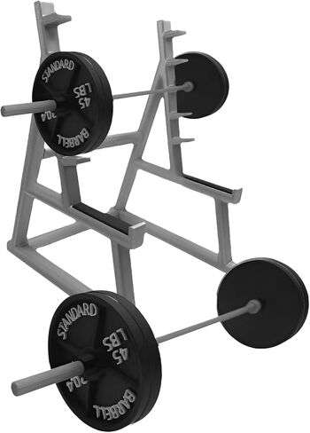 حامل أقلام أثقال مضحك، حامل أقلام صغير للقرفصاء مع 4 قطع من ألواح الوزن، حامل أقلام رصاص بلاستيكي صغير لرف الوزن هدية ديكور المنزل لمحبي اللياقة البدنية ورفع الأثقال (اللون: رمادي أسود) in Kuwait