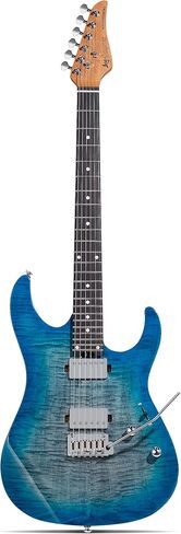 Leo Jaymz ST Pro Electric Guitar with Coil-Split, Roasted Maple Neck, Rosewood Fingerboard, Mahogany Body, Alnico 5 Pickups in Saudi Arabia