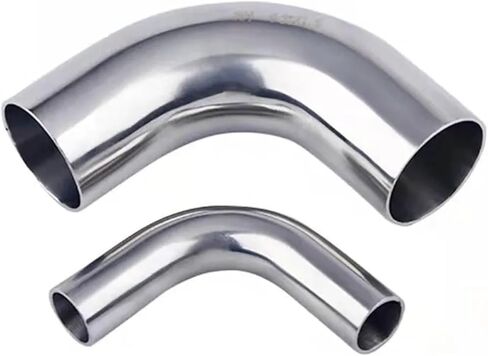 1pc 19/32/38/51/76/102mm Stainless Steel 304 OD Elbow 90 Degree Welding Elbow Pipe Connection Fittings polishing(63mm) in Saudi Arabia