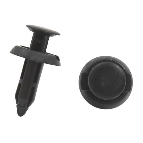 Piece of 100 6mm Hole Dia Plastic Push in Clips Rivet Retainer Fastener Pin Auto for Toyota,for Nissan,for Jeep,for Infiniti,for GMC,for Ford,for Chevy 14mm/0.55" Stem Length in Saudi Arabia