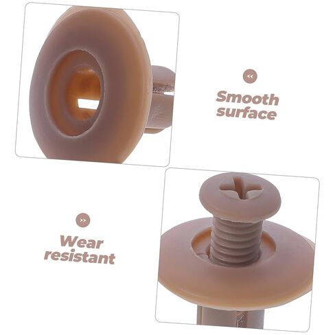 Cabilock 50PCS M8 Beige Plastic Rivets for Car Bumper Fixation Fasteners for Auto Bumper and Trim Panel Replacement Compatible Models in Saudi Arabia