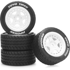 عجلات وإطارات 12 مم HEX RC ، إطارات الشاحنة القصيرة في Daitoku RC لـ 1/10 Riaario Amoril 1/14 Hyper Go H14bm 1/16 Traxxas erevotraxxas - style a in Kuwait