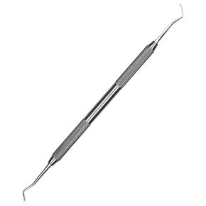 1/Pcs Dental Excavator #11-12 Double-Ended Solid Handle Premier Stainless Steel Professional Instrument in Kuwait