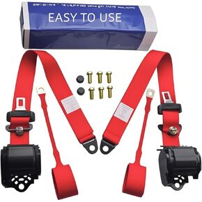 عبوتان من أحزمة عربة الجولف العالمية القابلة للسحب والتعديل لشاحنة Go Kart UTV RV in Kuwait