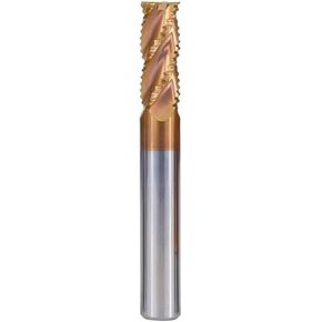 1pcs 4 Flute Roughing End Mill 4-12mm Diameters Carbide Roughing Milling Cutter HRC55 CNC Router Bit for Metal Threading Milling(8x25x75L) in Saudi Arabia