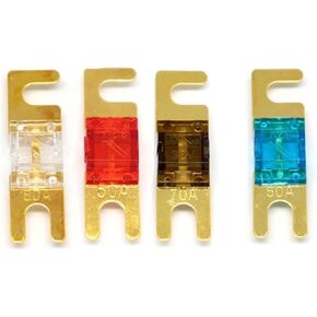 فيوز صوت السيارة 30A 40A 60A 80 100A - 2000A حامل فيوز الطاقة صوت ستيريو أحادي الاتجاه حامل توزيع الطاقة صندوق فيوز (فتح مجموعة واحدة، 20 أمبير) in Kuwait