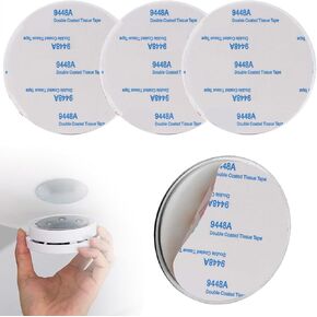 كاشف الدخان المغناطيسي منصات لزجة منصات لاصقة مغناطيسية 3 قطع المغناطيسي إنذار الدخان تحديد جبل لا الحفر حامل المغناطيس أداة التثبيت للكشف عن إنذار الحريق الدخان in Kuwait