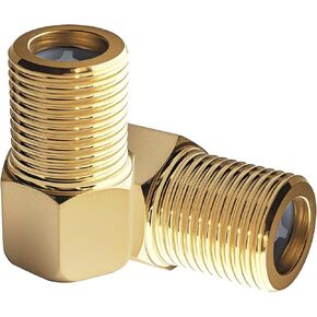 قطعتان من صمام فحص النحاس في اتجاه واحد، مانع التدفق الخلفي 1/2 بوصة من أنثى إلى ذكر، محولات حلمة تركيب تمديد الأنابيب لصنبور الحوض، والسباكة، وسخان المياه، ودش ووصلة الأنابيب in Kuwait