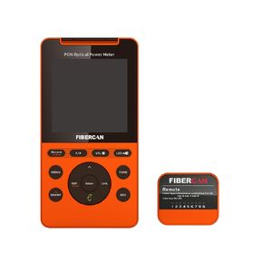 جهاز قياس الطاقة الضوئية PON، 1310/1490/1550 نانومتر، جهاز كشف شبكة PON فائق النحافة، جهاز اختبار الألياف عبر الإنترنت ONU OLT SC/APC مع جهاز تحكم عن بعد RJ45 in Kuwait