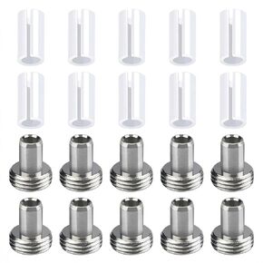 مجموعة ملحقات تحديد موقع الأخطاء البصرية، 20 قطعة من قطع غيار VFL (10 أكمام سيراميك + 10 أطراف معدنية)، ملاءمة عالمية لقلم تحديد موقع الأخطاء البصرية بالألياف الضوئية واختبار الضوء الأحمر in Kuwait