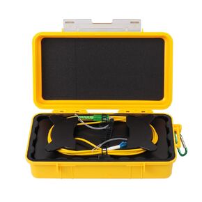 صندوق كابل إطلاق OTDR من الألياف بطول 2000 متر، سلك تمديد أداة اختبار الألياف البصرية SC/UPC-SC/APC وضع فردي (9/125) مزيل المنطقة الميتة FTTH OTDR، خسارة منخفضة، دقيق، SM in Kuwait