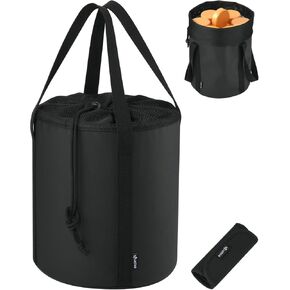 Ice Hockey Puck Bag Carry Bag, Portable Equipment Accessories Carrier Organizer for Hockey Training Practice & Storage in Ice Rink, Waterproof Inner with Easy Access Holds 60-70 pcs Pucks in Kuwait