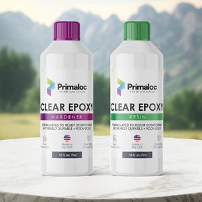 Premium Clear Epoxy Resin - 1 Quart Kit (16oz Resin + 16oz Hardener) | Table Tops, Bar Tops, Countertops | Food Safe, Bubble-Free, UV Resistant - Easy Application in Saudi Arabia