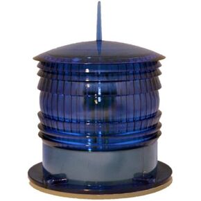 S16LF RED 3NM IP67 SOLAR FLASHING LED Marina Dock Barge Boat Safety Beacon Light in Kuwait