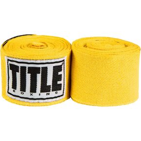 Title Boxing Mexican Style Hand Wraps (Single Pair) - Boxing Wraps, Hand Wraps for Boxing Gloves, Boxing Hand Wraps, Hand Wraps, Boxing Wraps for Men, Kickboxing Equipment, Wrist Wraps Boxing in Kuwait