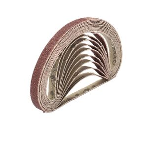 10pcs 10mm 20mm Sanding Belts Sandpapers 60 80 120 240 400 600 Grits Polishing Abrasive Bands for Belt Sander(10pcs-20mm,80) in Kuwait