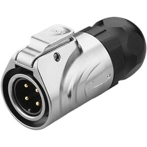 LP16 aviation and socket threaded panel mounting 4-pin full metal waterproof connector(Single hole formal wear) in Saudi Arabia