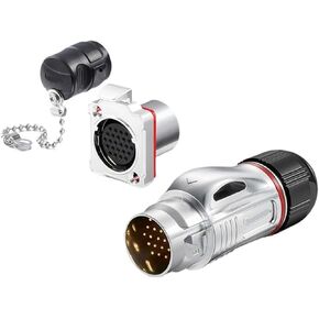 BD-24 metal aviation 24 core data signal transmission power male and female industrial connector(Flange formal wear) in Kuwait