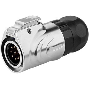 LP16 aviation and socket threaded panel mounting 9-pin full metal waterproof connector(Single hole formal wear) in Kuwait
