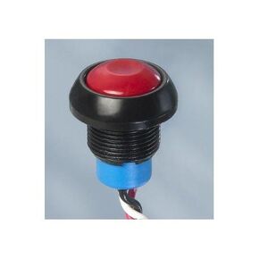 APEM Inc., IHSH36F2, Switch Push Button N.O. SPST Round Button 0.005A 24VDC Momentary Contact Wire Lead Panel Mount (1 Item/s) in Kuwait
