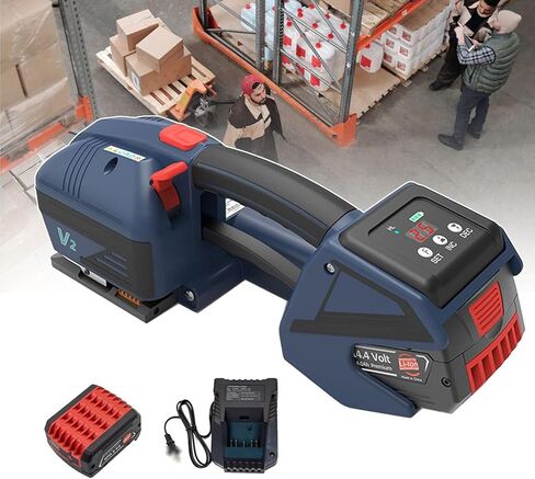 Electric Banding Machine,Portable Strapping Tool,Automatic Pallet Strapper,Nonslip Handle,for Packaging Box Pallet in Saudi Arabia