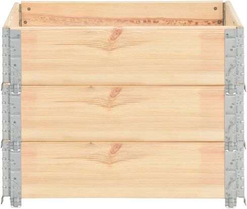 Pallet Collars 3 pcs 23.6"x31.5" Solid Pine Wood, Business & Industrial, Material Handling, Pallets & Loading Platforms, 310049 in Saudi Arabia