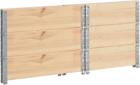 Pallet Collars 3 pcs 23.6"x31.5" Solid Pine Wood, Business & Industrial, Material Handling, Pallets & Loading Platforms, 310049 in Saudi Arabia