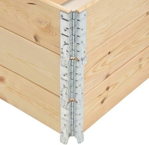Pallet Collars 3 pcs 23.6"x31.5" Solid Pine Wood, Business & Industrial, Material Handling, Pallets & Loading Platforms, 310049 in Saudi Arabia