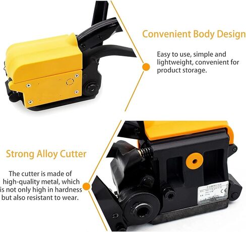 Handheld Steel Strapping Tool, A333 Manual Seamless Steel Strapping Machine for 1/2"-3/4" (13mm -19mm) Steel Straps in Saudi Arabia