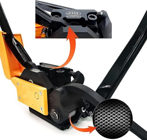 Handheld Steel Strapping Tool, A333 Manual Seamless Steel Strapping Machine for 1/2"-3/4" (13mm -19mm) Steel Straps in Saudi Arabia